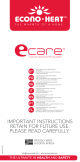 Ecare electrische deken