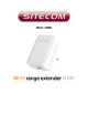 WLX-1000 - Wi-Fi range extender N300