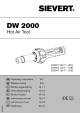 DW 2000 Hot Air Tool